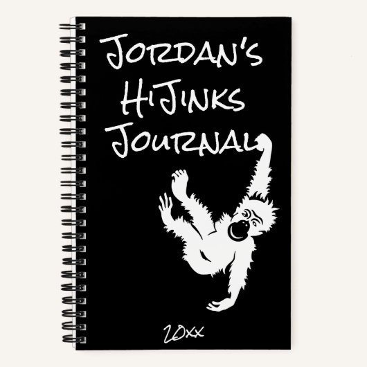 Journal HiJinks personnalisé ironique (Recto)