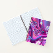 Journal holographique Y2K | Chrome Étoiles & Papil (Intérieur)