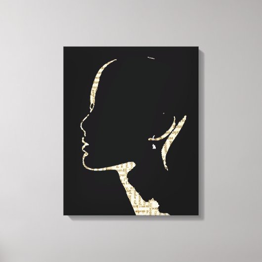 Journal Impression Mode Silhouette Art (Recto)