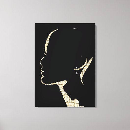 Journal Impression Mode Silhouette Art (Recto)
