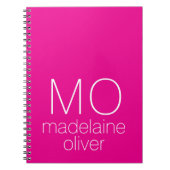 Journal initial du Carnet rose et blanc (Devant)