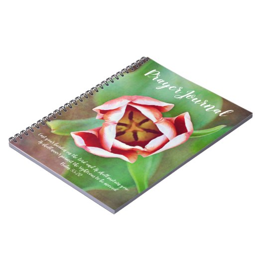 Journal intérieur de prière de tulipe (Côté gauche)