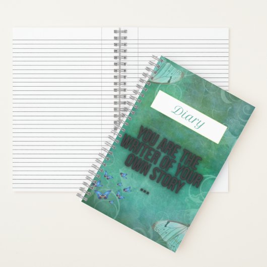 Journal intime Papillon – Cahier élégant (À l'intérieur)