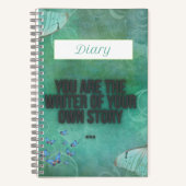 Journal intime Papillon – Cahier élégant (Recto)