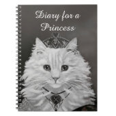 Journal intime pour une princesse - reine de chat (Devant)