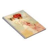 Journal intime victorien vintage de journal d'amis (Côté Droit)