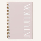 Journal "Intuition" En rose (Recto)