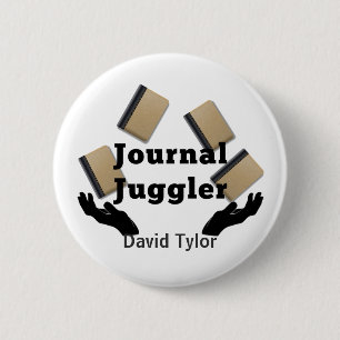Journal Juggler Ronde Button 5,7 Cm