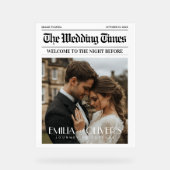 Journal La nuit avant l'Affiche de bienvenue Maria (Recto)