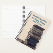 Journal "Les livres m'emmènent à de nombreuses foi (Devant avec enveloppe)