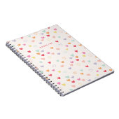 Journal Little Hearts - fraise (Côté Droit)
