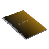 Journal Luxe Noir & Moutarde 2026 (Côté Droit)
