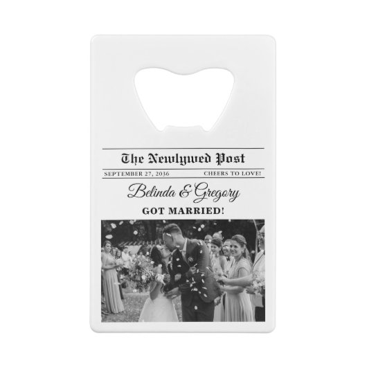 Journal mariage Fun Noir & Blanc Mariage Faveur (Dos)