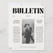 Journal Mariage moderne Enregistrer le Carte photo (Devant)