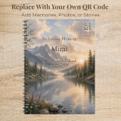 Journal Mémorial des Eaux Calmes avec QR Code