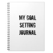 JOURNAL - MES OBJECTIFS (Devant)