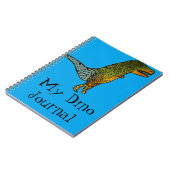 Journal mignon bleu de T-Rex Dino de dinosaure (Côté gauche)