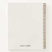 Journal minimal géométrique Abstrait moderne (Dos)