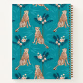 Journal Motif de Monogramme Leopard Palm Personnal (Dos)