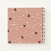 Journal Motif des puces au chocolat au lait (Dos)