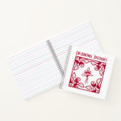 Journal Motif Red Roses "Enchanter les pensées" (Intérieur)