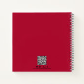 Journal Motif Red Roses "Enchanter les pensées" (Dos)