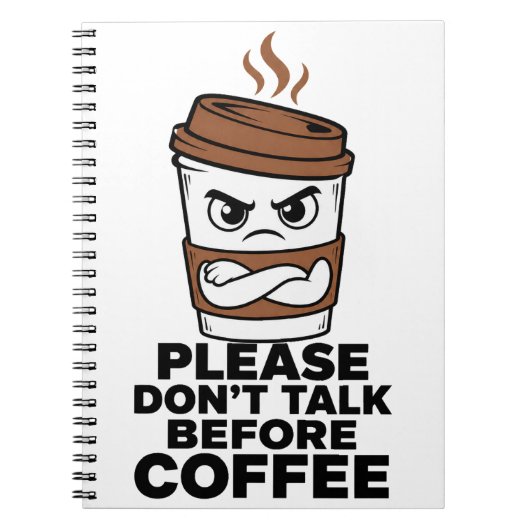 Journal 'Ne Parlez Pas Avant Le Café' (Devant)