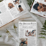 Journal Noël unique Quelle année photo multiple<br><div class="desc">Voici notre carte de Noël triplée unique : une année "What a Year" en revue! Cette période de vacances, partagez le voyage de votre famille avec notre extraordinaire Carte de Noël Tri-Fold. Ce n'est pas votre carte de voeux ordinaire, c'est un chef-d'oeuvre de style journal personnalisé conçu pour capturer l'essence...</div>