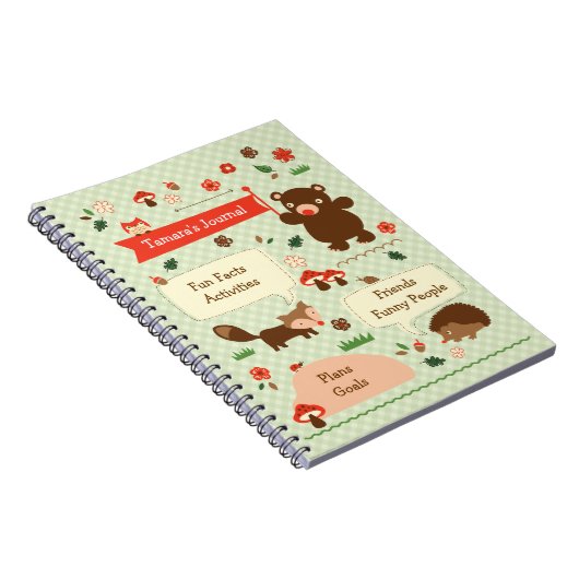 Journal Notebbok de région boisée (Côté Droit)