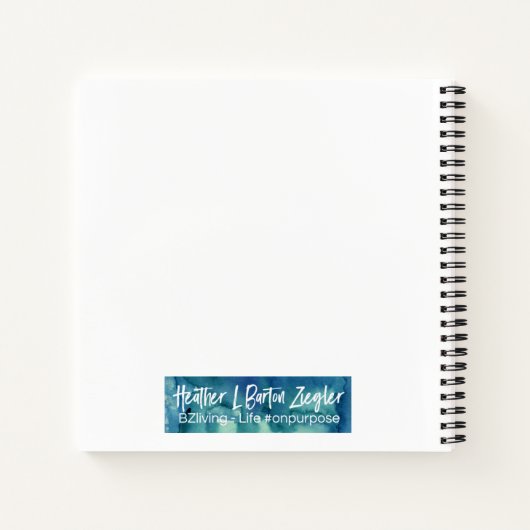 Journal Notitieboek (Achterkant)