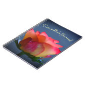 Journal ou Carnet personnalisable rose (Côté gauche)