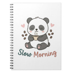 Journal Panda Matin Lent Cahier Mignon et Confor
