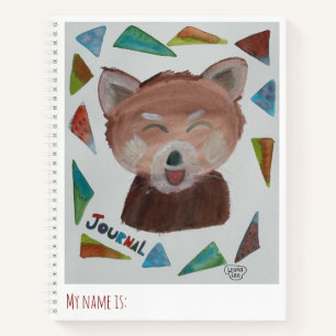 Journal Panda Roux Mignon