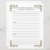 Journal Papier Je suis je sens que je sais, rose f (Devant / Derrière)