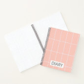 Journal par bandes rose et blanc (Intérieur)