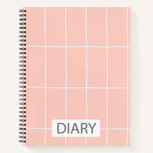 Journal par bandes rose et blanc (Devant)