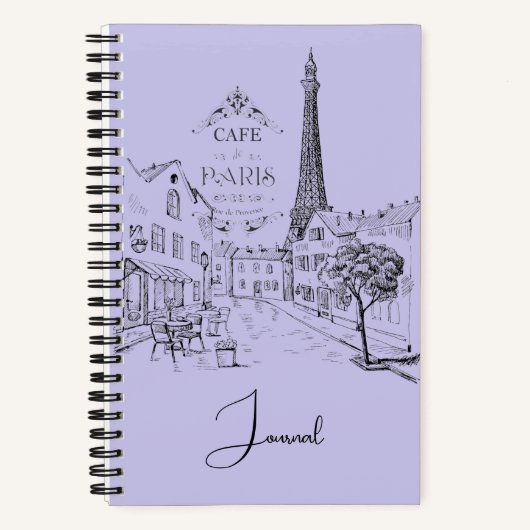 Journal Paris Cafe (Recto)