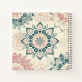 JOURNAL Pastel Mandala carnet personnalisé (Dos)