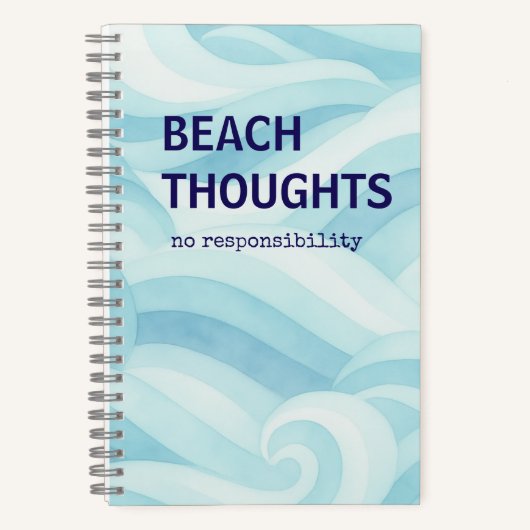Journal Pensées de Plage | Vibes de Plage (Recto)