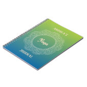 Journal personnalisable de yoga (Côté gauche)