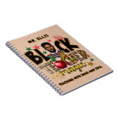 Journal personnalisable pour enseignant noir (Côté Droit)
