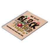 Journal personnalisable pour enseignant noir (Côté gauche)