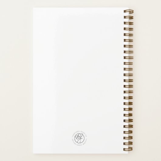 Journal personnalisé adoré (Verso)