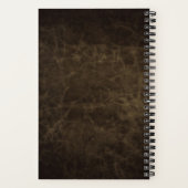 journal personnalisé aspect rawhide (Verso)