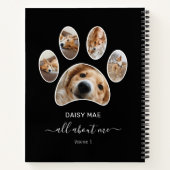 Journal personnalisé avec nom de collage de photos (Dos)
