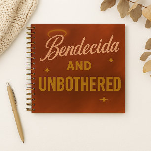 Journal personnalisé "Bendecida et imperturbable"
