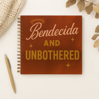 Journal personnalisé "Bendecida et imperturbable"