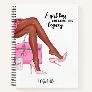 Journal personnalisé, Carnet de fille noire person