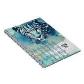 Journal PERSONNALISÉ Carnet Léopard Bleu (Côté Droit)