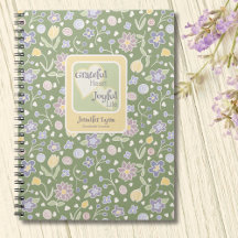 Journal personnalisé Cœur reconnaissant Vie joyeus